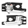 Portable Front Or Rear Passenger Side Interior Inner Door Handle For 2005-2010 Kia Sportage 82620-1F000 RH Black+Chrome