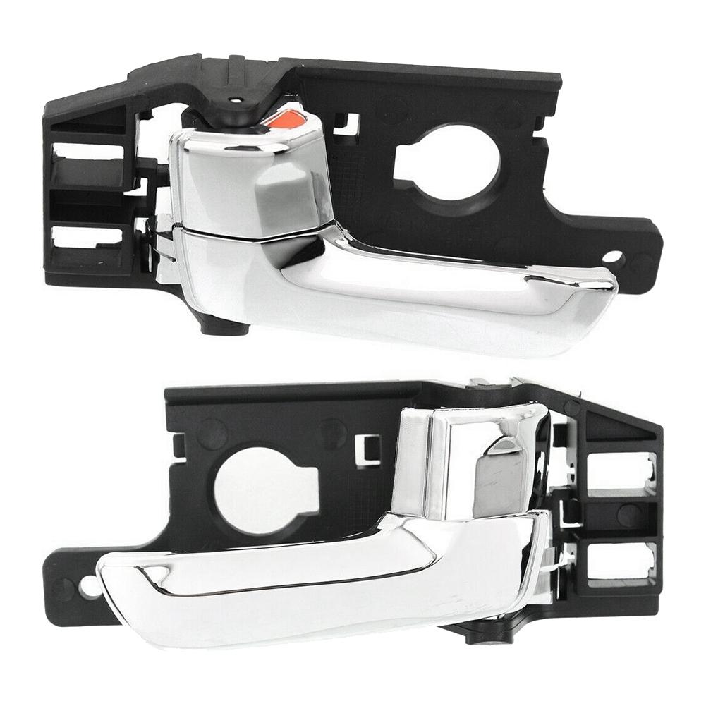 Portable Front Or Rear Passenger Side Interior Inner Door Handle For 2005-2010 Kia Sportage 82620-1F000 RH Black+Chrome