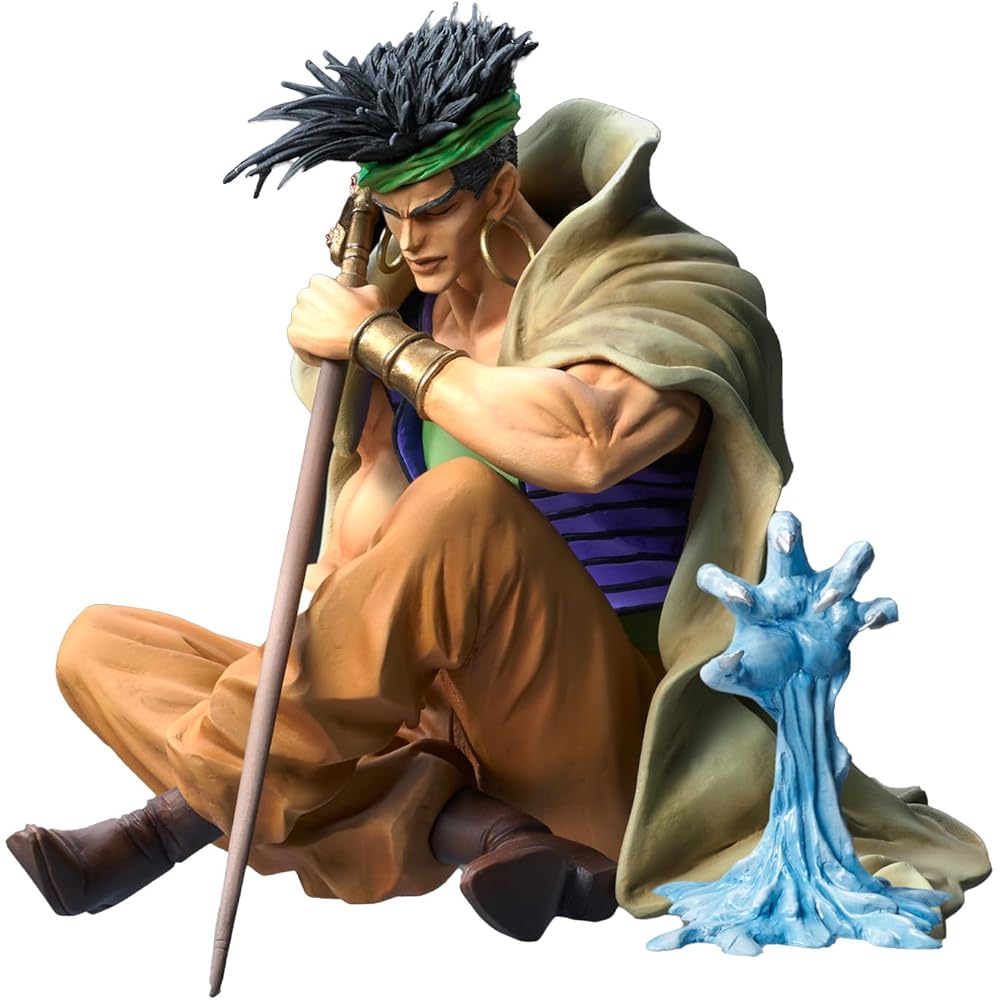 

Statue Legend JoJo s Bizarre Adventure Part 3 N Doul & Geb God Figures 95mm & 45mm PVC ABS Painted Collectible