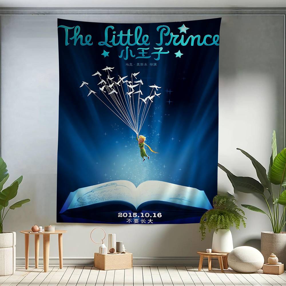 

Classic Books LLittle PPrince Hanging Bohemian Tapestry Hanging Tarot Hippie Wall Rugs Dorm Home Decor 74x94cm(29x37in)