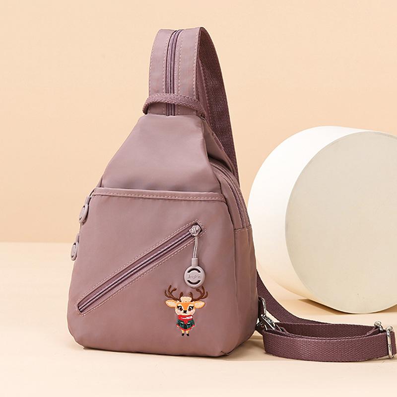 Single-shoulder Crossbody Bag, Waist Bag, Casual and Versatile Sports Small Backpack, Chest Bag, Women's Bag