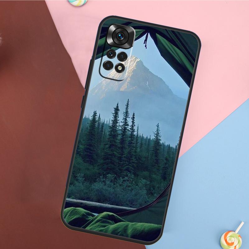 Camping Nature Mountain Cover For Xiaomi Redmi Note 13 14 Pro 12 11 9 10 9S 10S 11S 12S Redmi 14C 10C 12C 13C Case