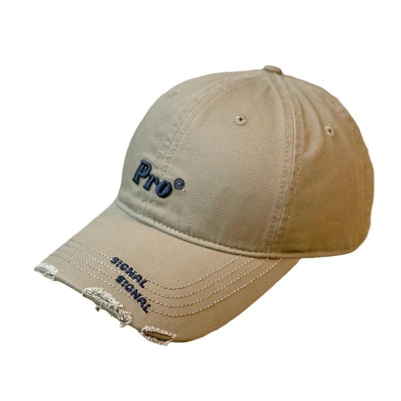 New Style Korean Version of Baseball Cap for Women Small Hard Top Showing Face Stylish Peaked Cap with Big Face and Wide Brim