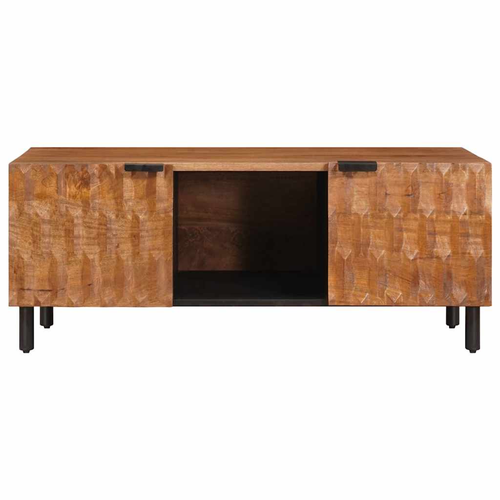 Coffee Table Brown 100 X 54 X 40 Cm Solid Mango Wood