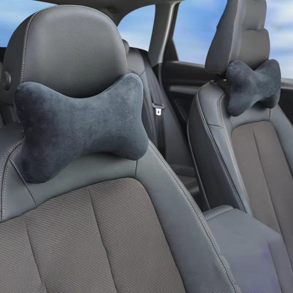 Crystal Velvet Car Neck Pillow Breathable Car Seat Pillow New Neck Support Pillow  Sleep Pillow
