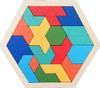 Šestihranné mimozemské šachy Tangram Puzzle Brainstorming 11dílné blokové puzzle Puzzle Klasické puzzle dětské hračky