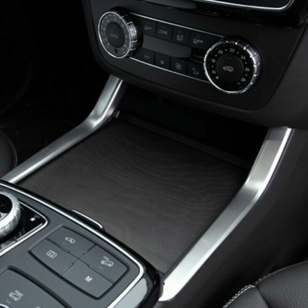 2Pcs/Set Stainless Steel Console Water Cup Cover Holder Trim Suitable For Benz ML W166 2012-2015 GL X166 2013-2015 Cars Parts