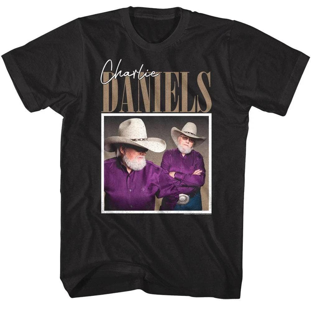 

Charlie Daniels Double Vision Men s T Shirt XL