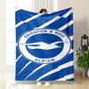 Brighton & Hove Albion Logo Blanket print blanket soft and cozy perfect for the living room bed sofa or a nap,gift