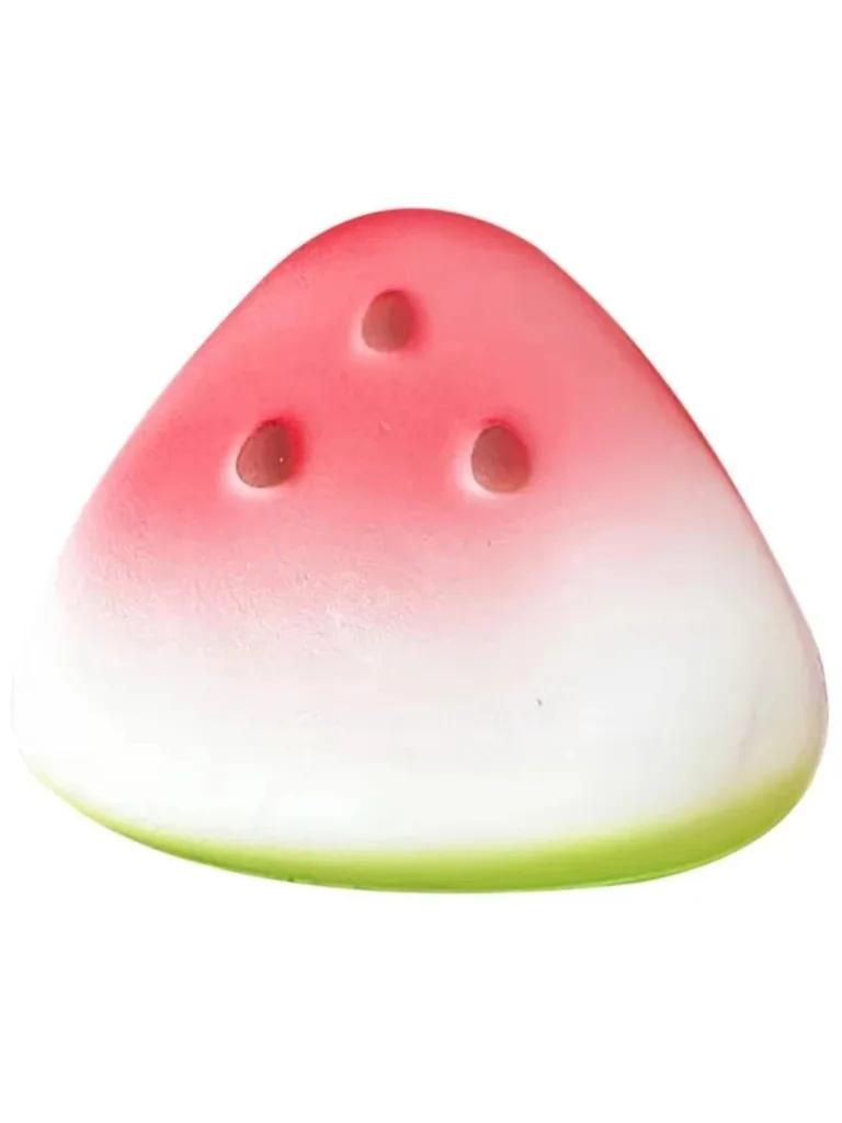 

Anti-stress Squishy Watermelon Decompression Toy Soft Ice Skin Slow Rebound Decompression Squishy Stress Reliever Squeeze Toy червоний