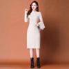 2025 Autumn/Winter Women's Elegant Knit Two-Piece Mid-Length Wool Dress Set