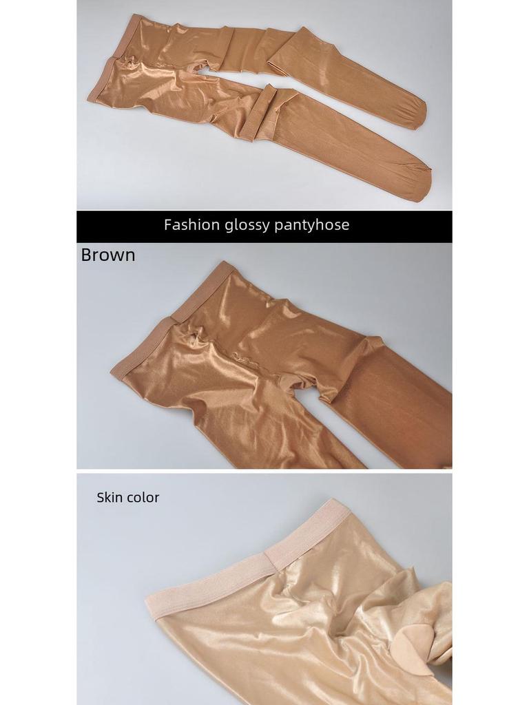 70D lesklé reflexní punčocháče pro noční klubové vystoupení