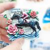 China Hong Kong Fridge Stickers Victoria Peak Travel Souvenirs Bauhinia Fridge Magnets Home Decoration Wedding Gifts