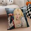 Quirky Korean Beautiful Singer SSong Yuqi Cushion Cover Throw Pillow Cover Hidden Button Durable Polyester Chair Cushion