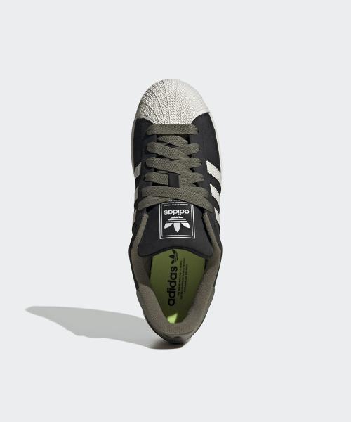 [Adidas] Superstar II - Black:Olive:Alumina JI0136