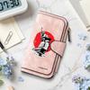 Stylish Samurai Print Long Wallet Fashion Portable Card Holder Casual Daily Purse