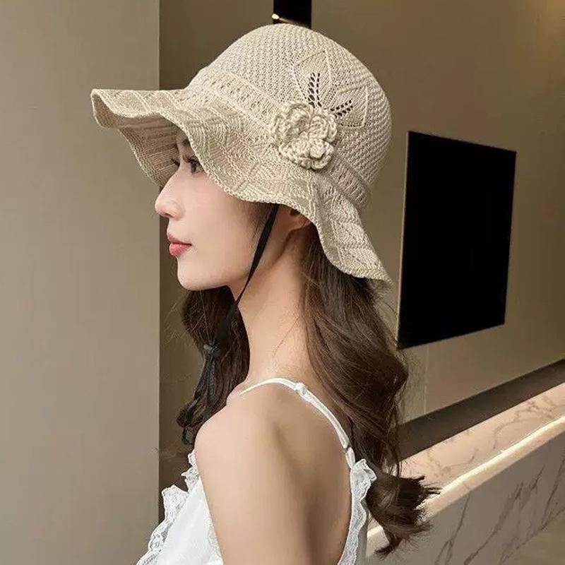 1Pcs Spring Summer Foldable Sunshade Hat Lady Girls Fisherman Hat Buckets Hat Sunscreen Cap Outdoor Mountaineering Hat