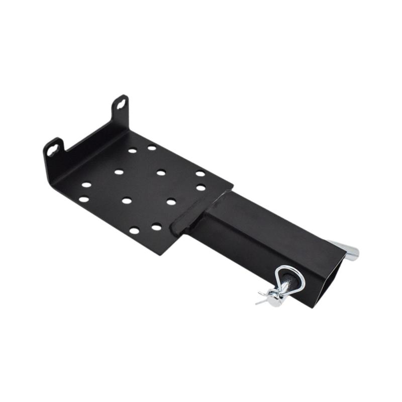 Generic Trailer Hitch Winch Mount 2inch Receiver Towing Winch Mount Winch Mounting Bracket for Lawn and Garden Equipment