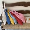 Mori hollow flower knitted shoulder bag large capacity woven tote bag seaside vacation handbag