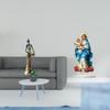 African Tribal Lady Sculpture Figurine Lightweight Acrylic Desktop Decoration Unique Tabletop