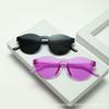 Frameless One-Piece Sunglasses, One-Piece Dopamine Rimless Sunglasses, Candy-Colored Men'S And Women'S Sunglasses