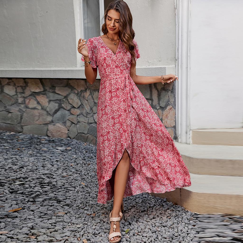 Women's Beach Dresses Seaside Holiday Dresses Big Hem Dresses Party Dresses
