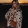 Winter Women's Multicolor Fashion Temperament Celebrity Style Faux Fur Jacket
