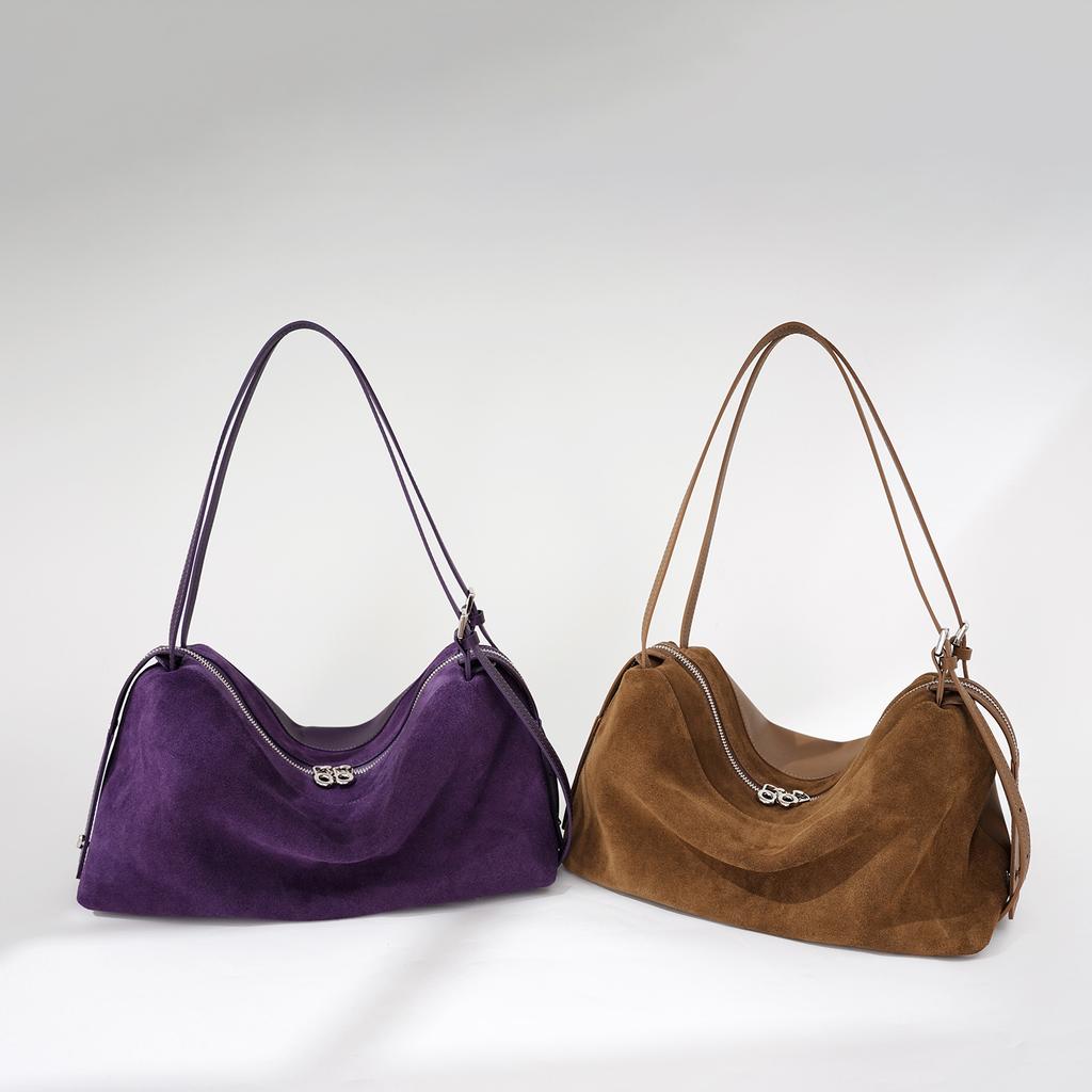 New Simple Premium Frosted Shoulder Bag Commuter Underarm Bag
