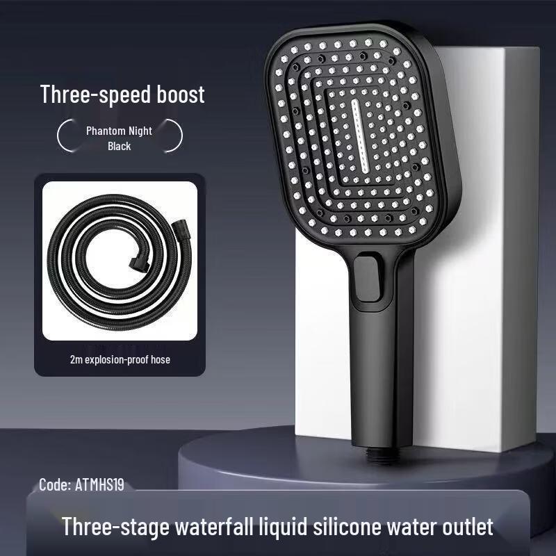 LANGZHIWEN Handheld Shower Head with 2m Hose