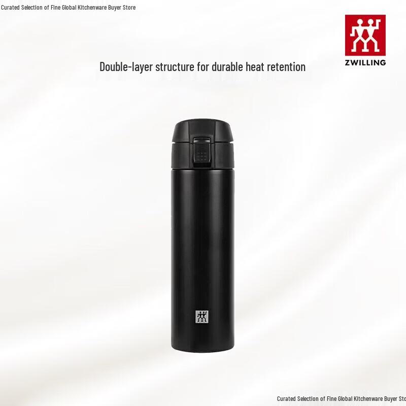 ZWILLING 450ml Stainless Steel Thermal Mug with Pop-Up Lid