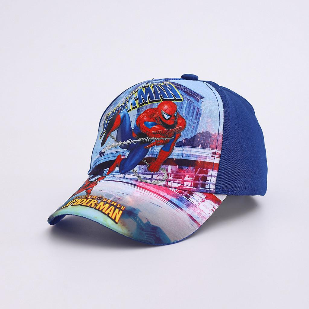 Childrens Cartoon Spider Man Baseball Cap With Breathable Polyester For Summer Outdoor Play