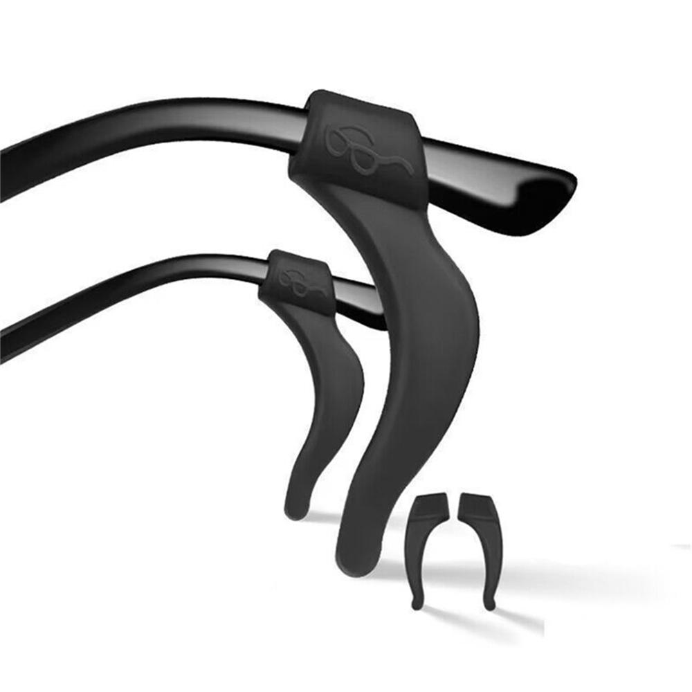10PCS Silicone Anti-slip Ear Hooks Holder for Glasses Black Elastic Eyeglasses Retainer Holders Eyewear Accessories