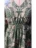 2024 Women's Autumn V-Neck Long-Sleeve Print Dress
