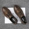 Fashion Designer Formal Men Dress Shoes Male Leather Classic Brogue Shoes Flats Oxfords for Wedding Office Business Dress Shoes