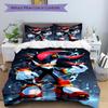 3Pcs Shadow Hedgehog Bedding Set Quilt Cover Pillowcase Home Christmas Xmas Halloween Gift 1 Duvet Cover 2 Pillowcase M929487