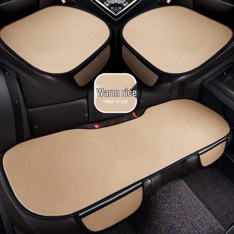 Ice Silk Car Seat Cushion Set