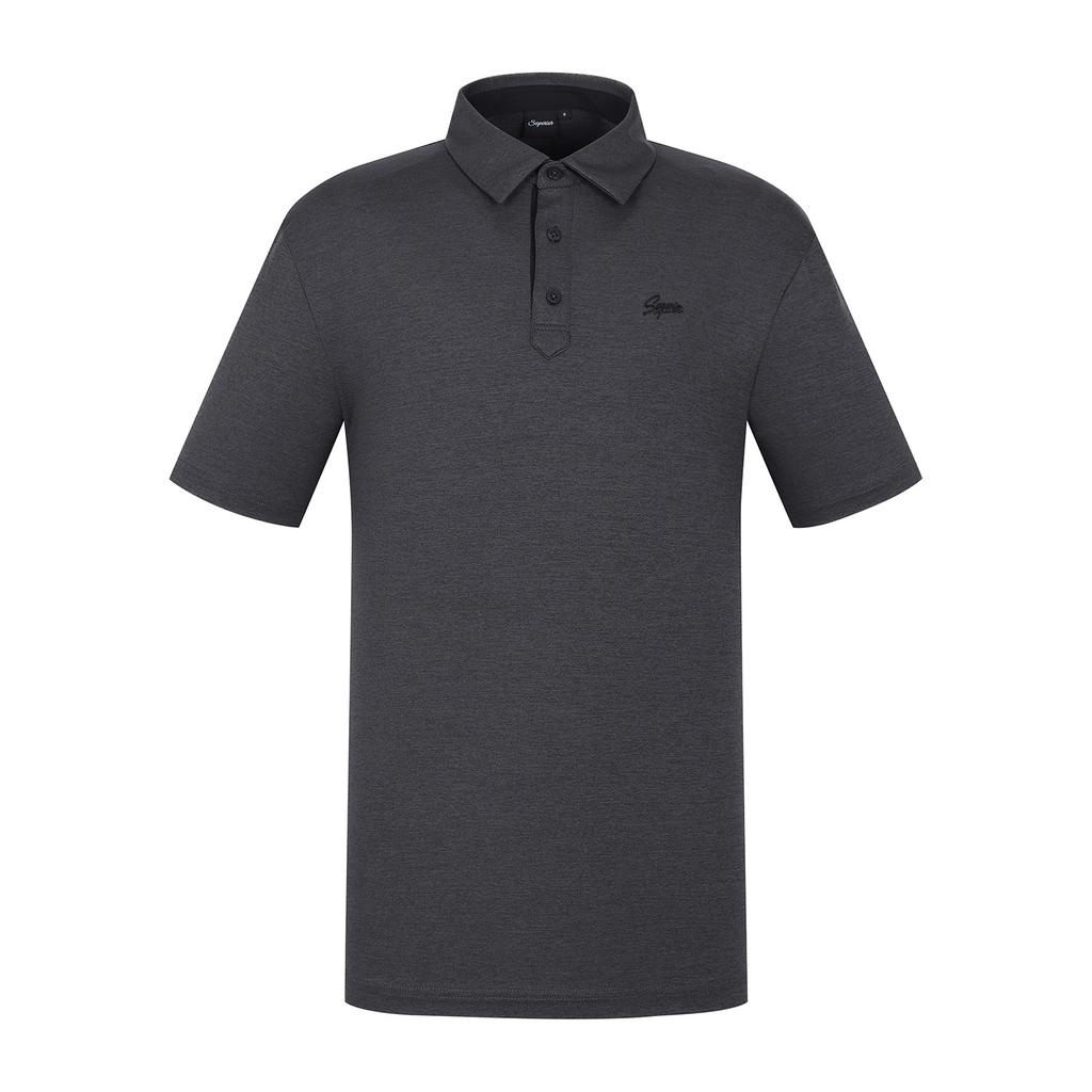 SUPERIOR Men'S Basic Collared T-Shirt D/Gray (Imjftty20137)