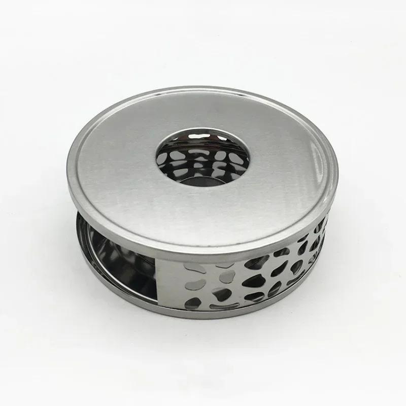 

Подставка для нагрева из нержавеющей стали Подогреватель для чайника Подогреватель молока Инструменты для домашней теплоизоляции Аксессуары для чайной церемонии Кухонные гаджеты серебряный