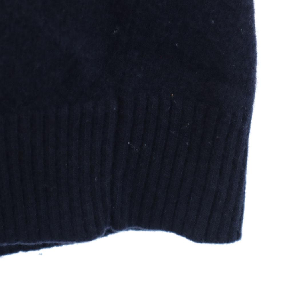 MARNI Made in Italy Virgin Wool Long sleeve sweater 44 Navy knit Women Used