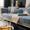 Universal Sofa Cover Chenille Fabric Solid Color Jacquard Living Room Sofa Cushion Simple Non-Slip Sofa Cushion Armrest Backrest