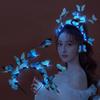 LED Wedding Birthday Colorful Headpiece Glowing Headband Hair Hoop Butterfly Christmas Party Favors