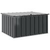 Garden Storage Box Black 101 X 82 X 50 Cm Steel