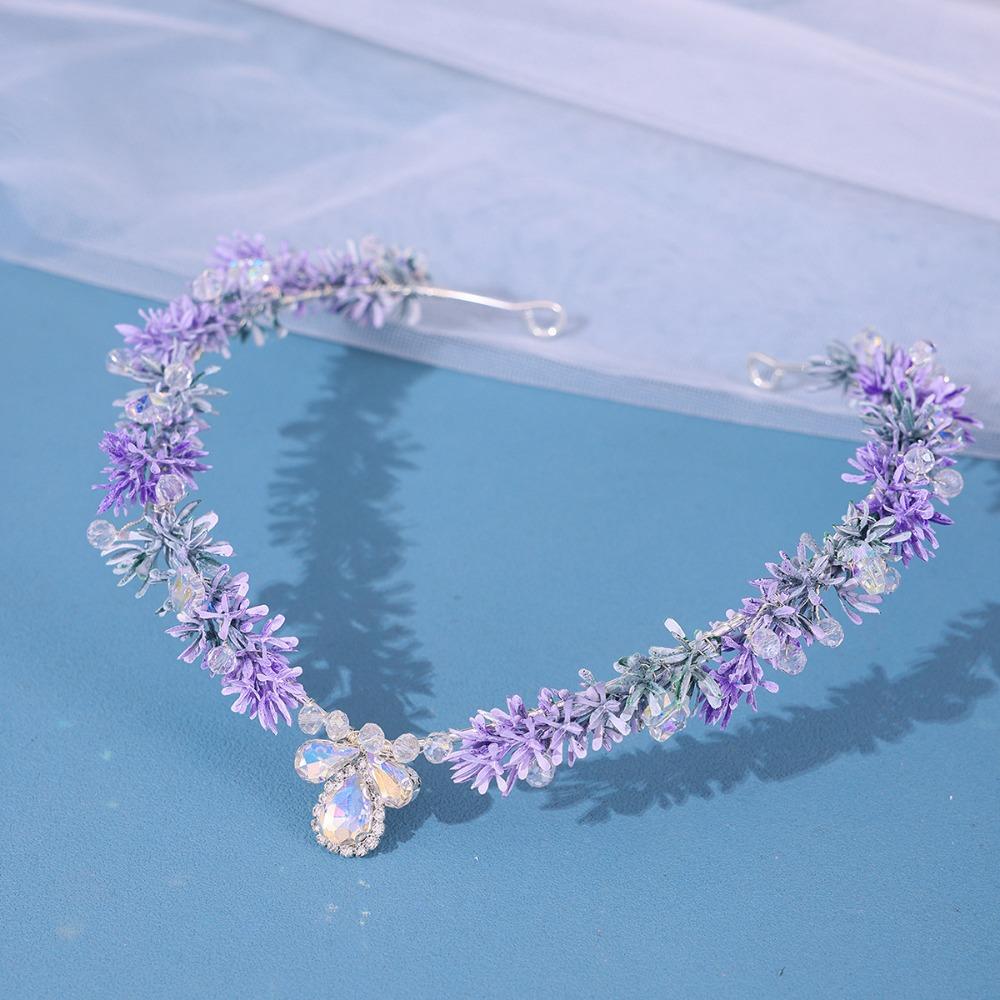 Forest Woodland Fairy Flower Leaf Crowns Handmade Leaves Hair Crowns Elf Headpiece  for Women