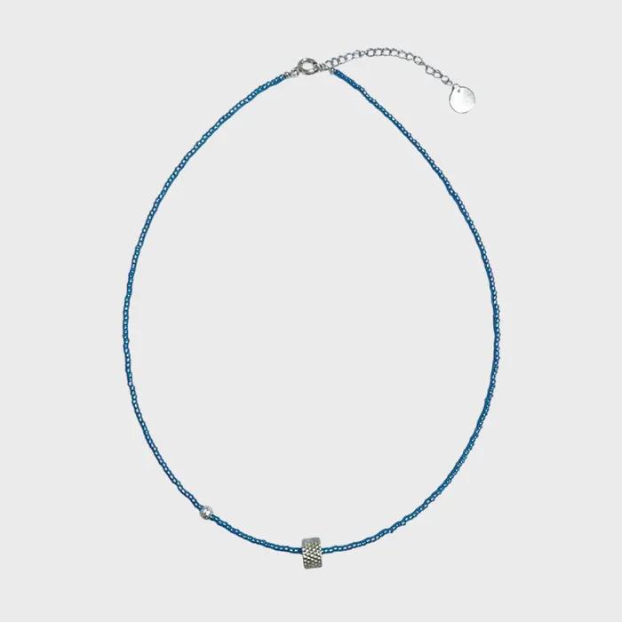 Wander Wheel Necklace(blue)