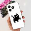 For Realme C63 4G 2024 Case RMX3939 Cover Cute Love Heart Soft Clear Silicone Protective Cases For Realme C61 4G C 61 C 63 Funda