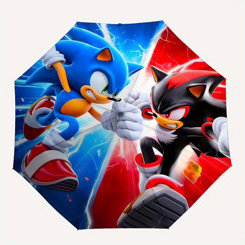 

1PC Sonic Shadow Automatic Open/Close Umbrella - Compact Travel Umbrella, 8-Rib Heavy-Duty Construction, Ideal Gift 0828171