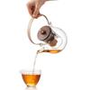 SAMADOYO 1000ml Glass Steaming Teapot