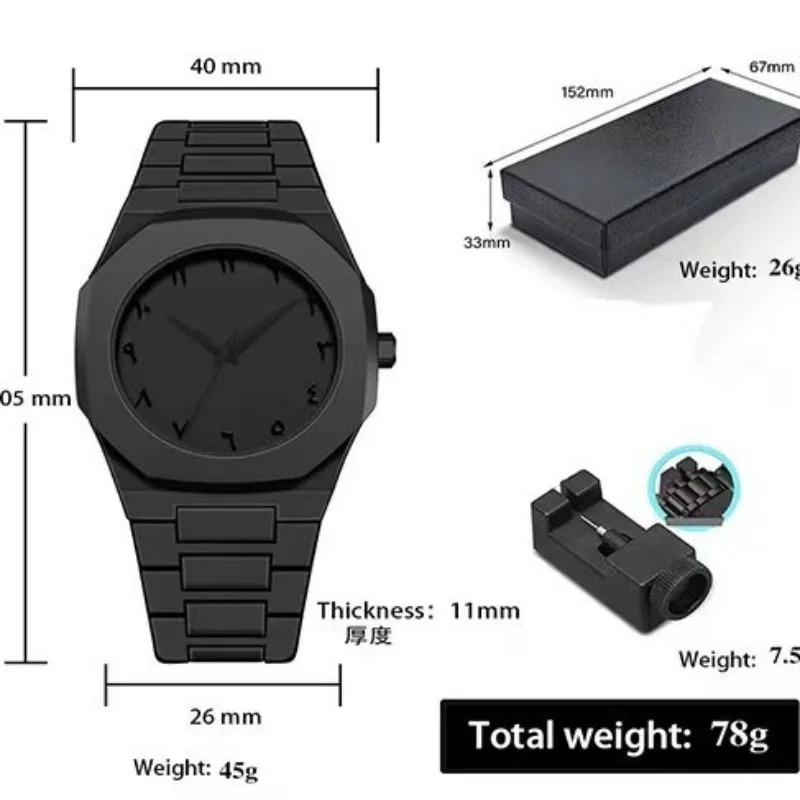Fashion Waterproof Men Quartz Watch Silicone Wristband Minimalist Design Sports Business Lightweight Watches Reloj Hombre