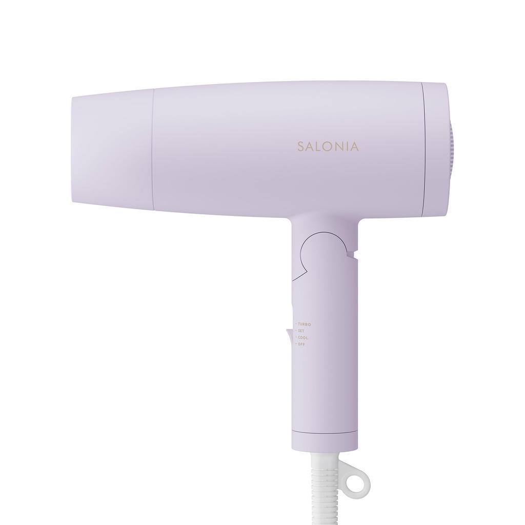 Limited SALONIA Speedy Ion Hair Dryer High Fast Negative Ion [2024 Spring/Summer Edition] [Celebrate Purple] Airflow, Drying, Lightweight, SL-013CP