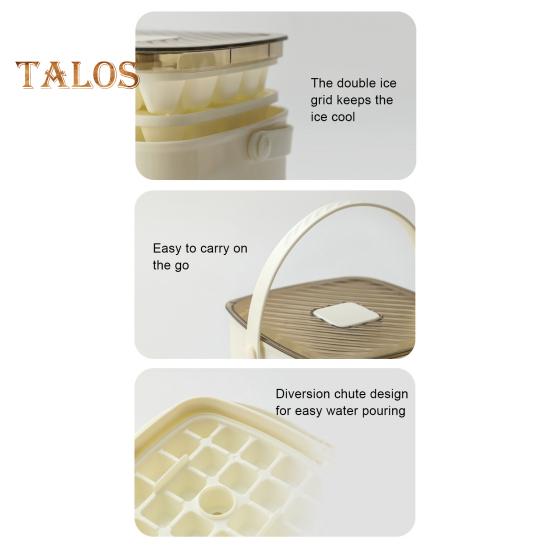 Tác na kostky ledu do mrazničky, koule, výrobník forem na led s víkem a košem, uvolnění jedním tlačítkem, kruhová forma na kostky ledu, kbelík na led na whisky koktejly